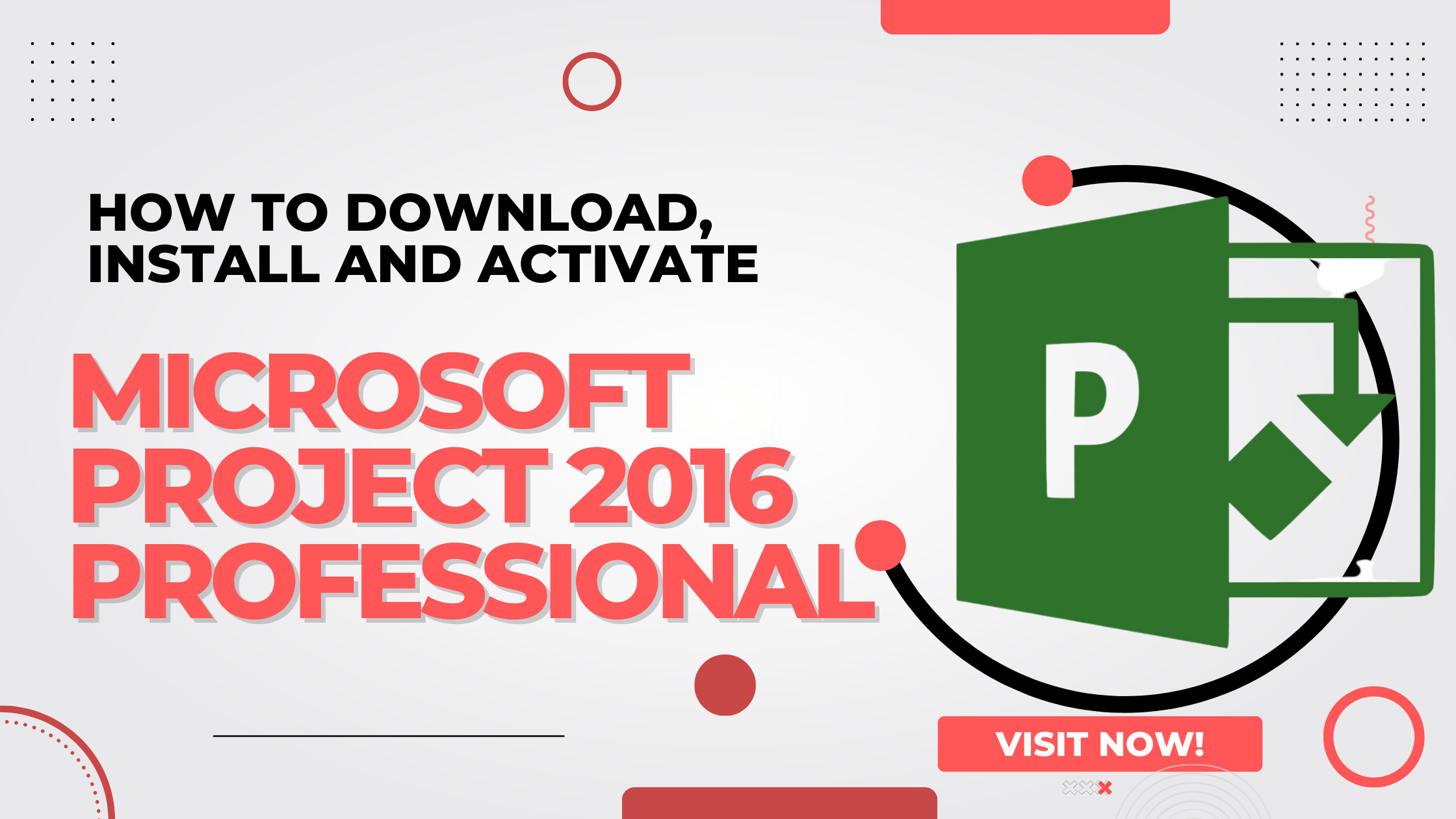 download, install, and activate Microsoft Project 2016 Professional