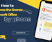 activate your Microsoft Office license by phone