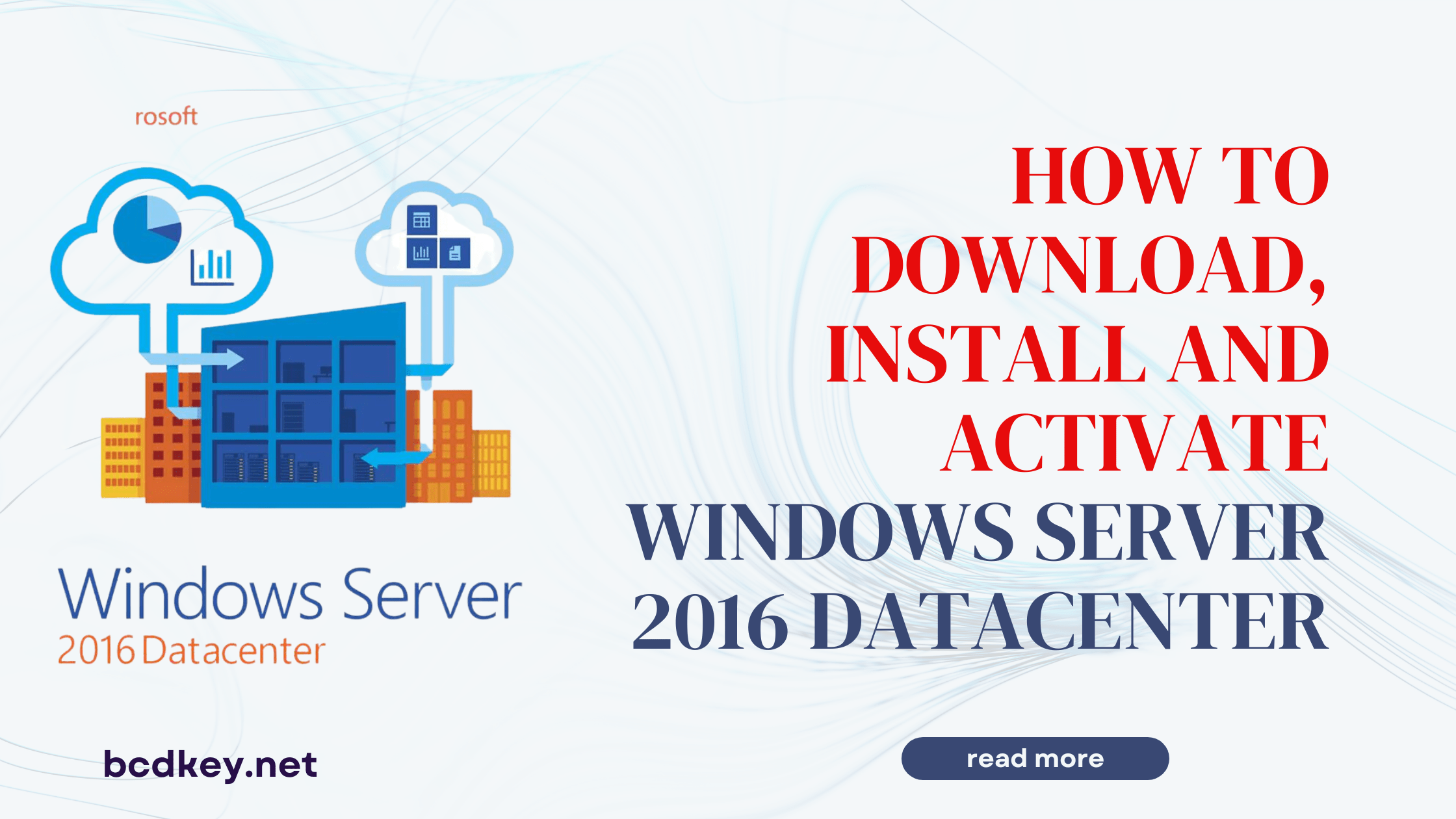 download, install, and activate Windows Server 2016 Datacenter