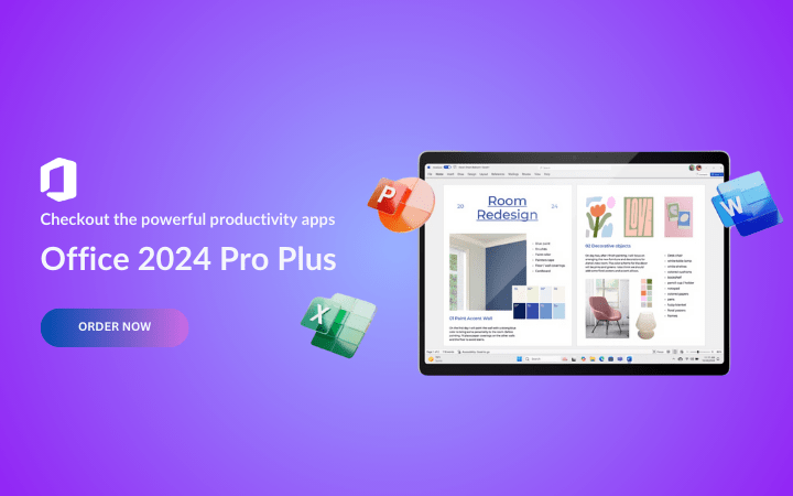 Microsoft Office 2024 Pro Plus Banner bcdkey