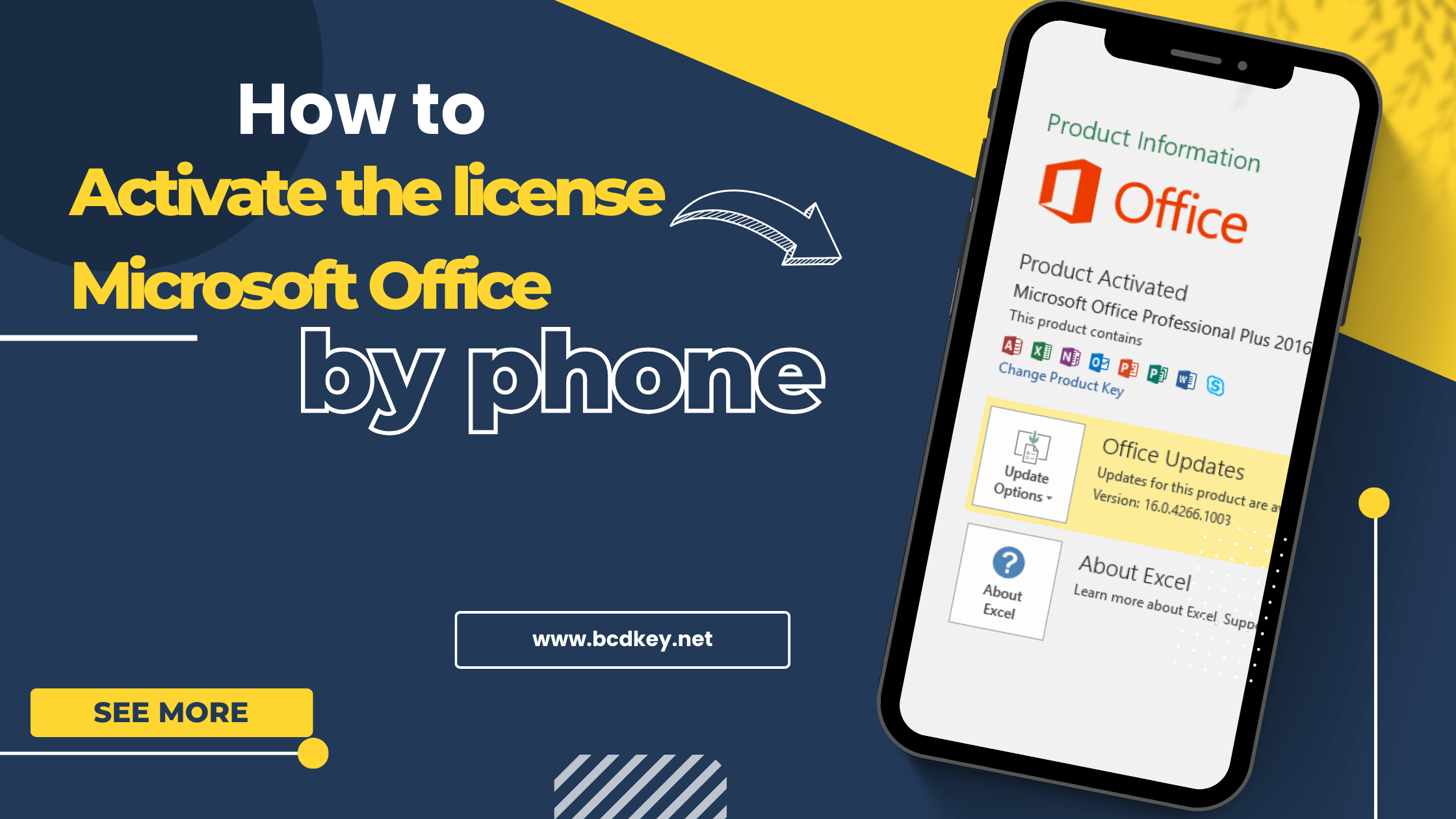 activate your Microsoft Office license by phone